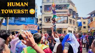 I Saw Dahi Handi on My First Day in Mumbai 😳🇮🇳
