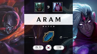 ARAM Match: Super Pyke vs Super Varus - KR server Patch 25.13