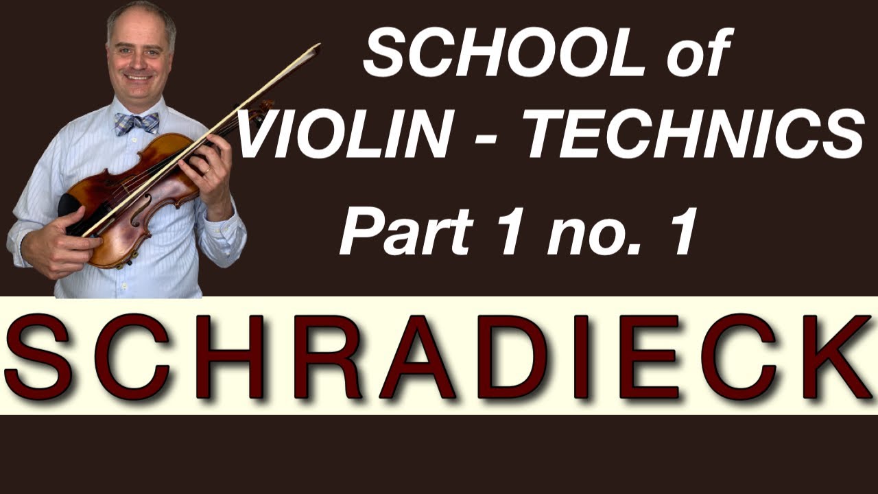 Schradieck School of Violin Technics - Part 1 no. 1 / Slow & Fast Version by 