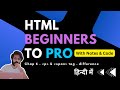 Chap 6 - p and span tag | HTML Tutorial For Beginners To Advance