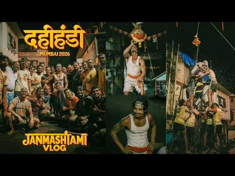 Mumbai Mein Dahi Handi Ka Alag Hi Mahaul Tha🔥 | JANMASHTAMI CELEBRATION !! Rohit Zinjurke