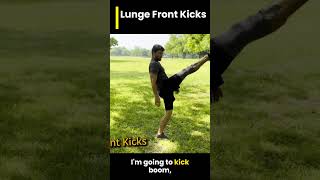 lunge front kicks