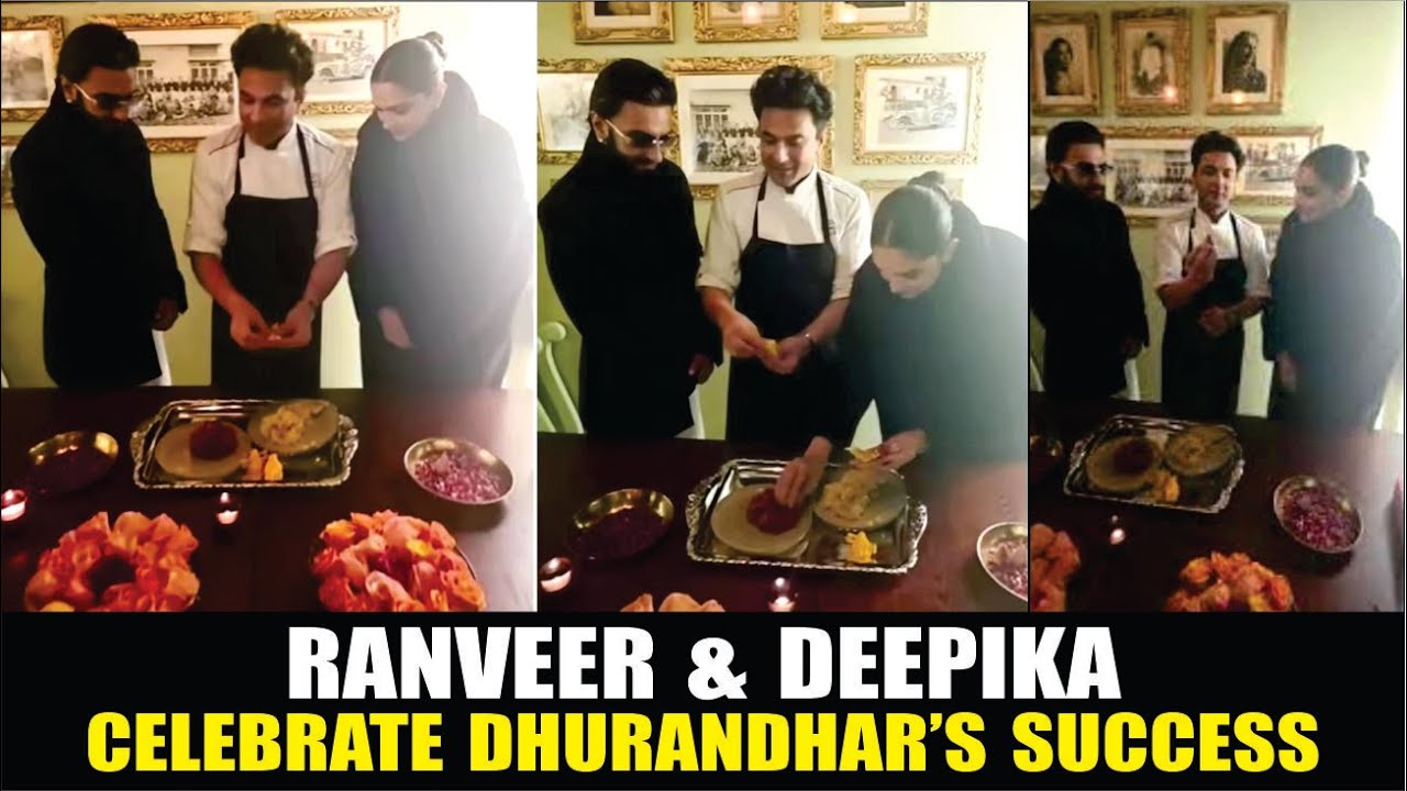 Ranveer Singh and Deepika Padukone Celebrate Dhurandhar’s Success in New York | Dhurandhar Party