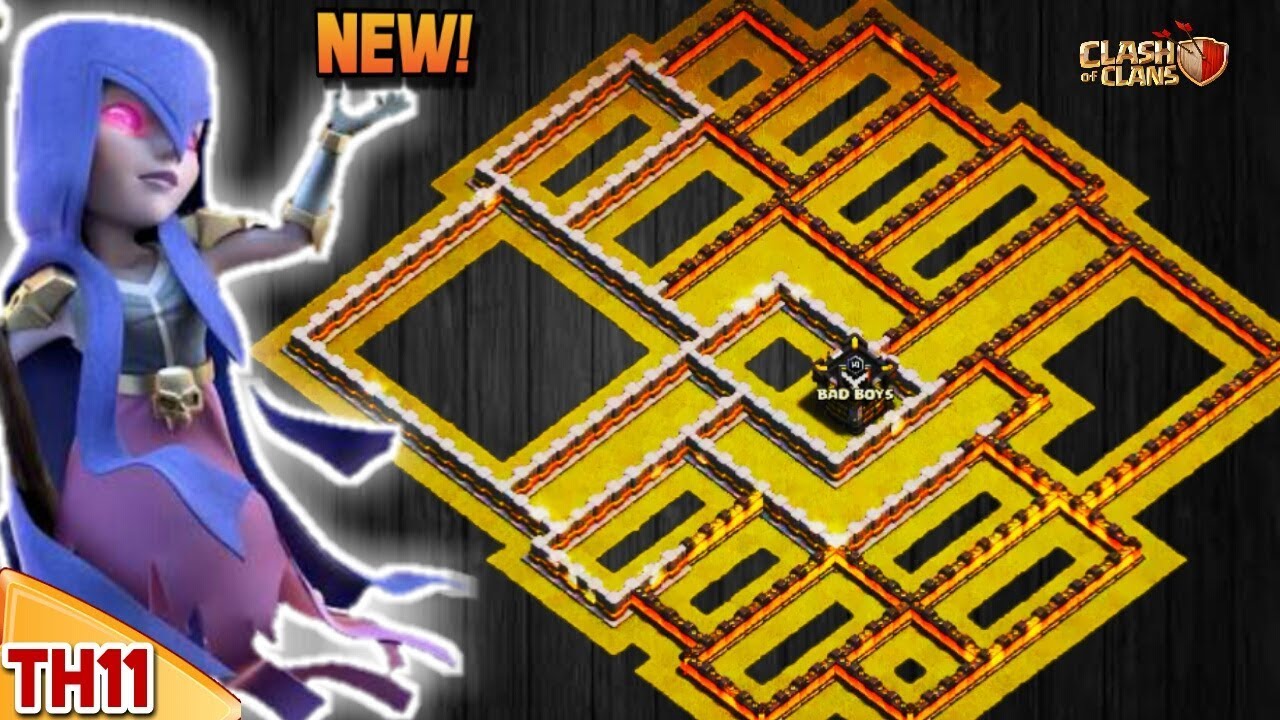 NEW TOWN HALL 11 WAR BASE 2018! TH11 HYBRID ANTI 2 STAR WAR BASE!! - CLASH OF CLANS(COC)