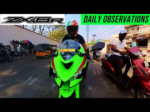 Kawasaki ZX6R Daily Observations Part 2 | IXIL Exhaust Sound