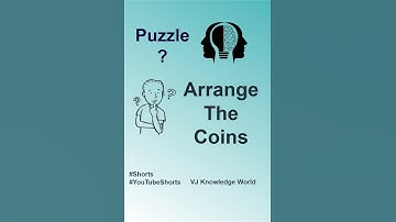 Puzzle - Coin Puzzle | Arrange the Coins | Riddle | 10 Coins Puzzle #Shorts