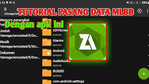 Cara pasang data ML berita terbaru 2022 menggunakan aplikasi Zarchiver | WORK untuk semua Android
