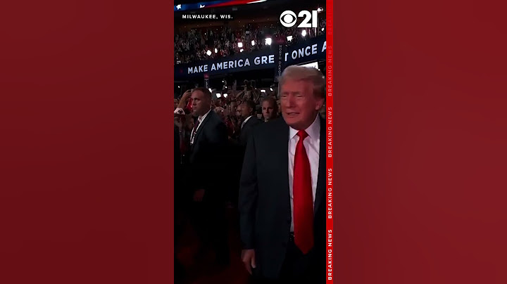 Trump makes first appearance since attempt on his life at GOP convention