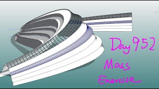 Revit Exercise (Day 952) - Mass Exercise