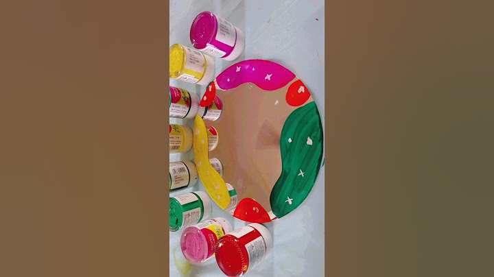 Let's paint a mirror with acrylic colour//#paint#creativity#art#diy#shorts#viralvideo#cartoon#art