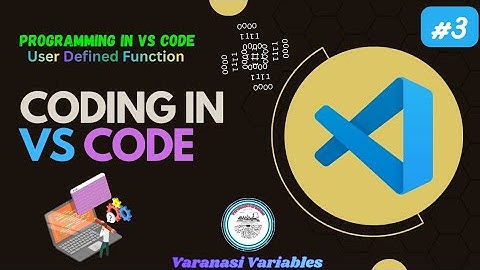 User Defined Function in C program | VS Code | #3 | #c #program 