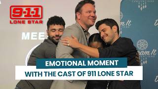 Emotional moment during the closing ceremony of the FRR5 with the 911 Lone Star cast