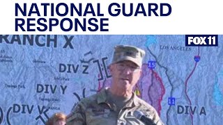 California Fires: National Guard gives update on response to LA fires