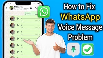 How To Fix WhatsApp Voice Message Problem (New 2025) | WhatsApp VoiceMessage Problem