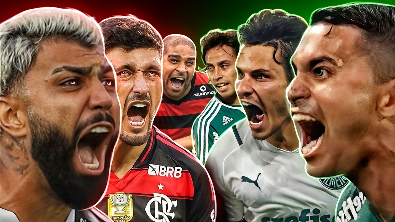 Como Foram TODAS AS FINAIS entre FLAMENGO X PALMEIRAS
