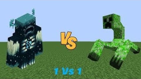 Warden Vs Mutant Creeper | Minecraft mob battle | Minecraft Arena