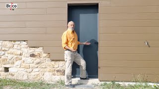 Poser une porte de service isolante en alu - Tuto bricolage avec Robert