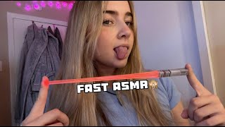 ASMR Various Fast & Aggressive Triggers (follow instructions, hand & mouth sounds, visual triggers)