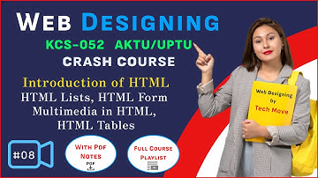 HTML Lists (ol, ul, dl) | HTML Form elements | Multimedia in html | HTML Tables | Examples | AKTU