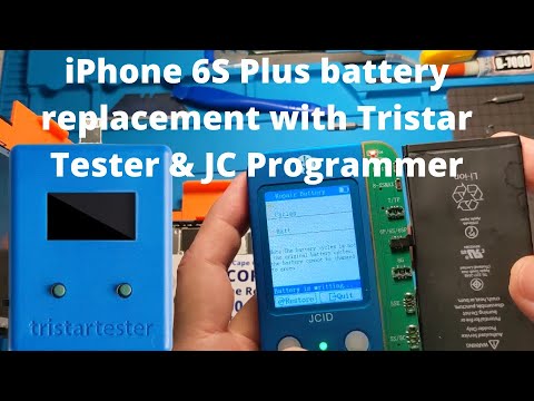 How to replace iPhone 6s Plus battery with Tristar Tester & JC ...