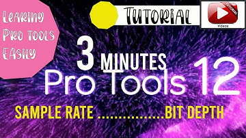 Sample Rate Bit Depth| Digital Audio in protools