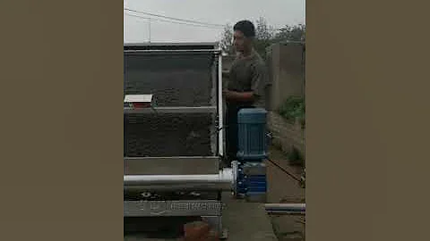 Industrial Inclined Screen Solid Liquid Separator 丨Pig Manure Dewatering Machine