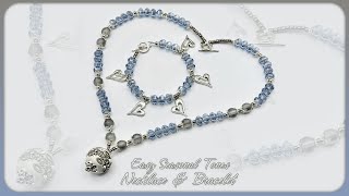 🍂💎Easy Seasonal Tones Necklace and Bracelet Tutorial💎🍂