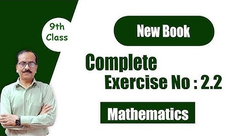 Class 9 Maths Chapter 2 Exercise 2.2 | Logarithmic to Exponential Form Explained Step-by-Step