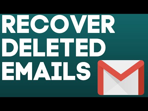 Video: How To Recover Deleted Messages In Mail