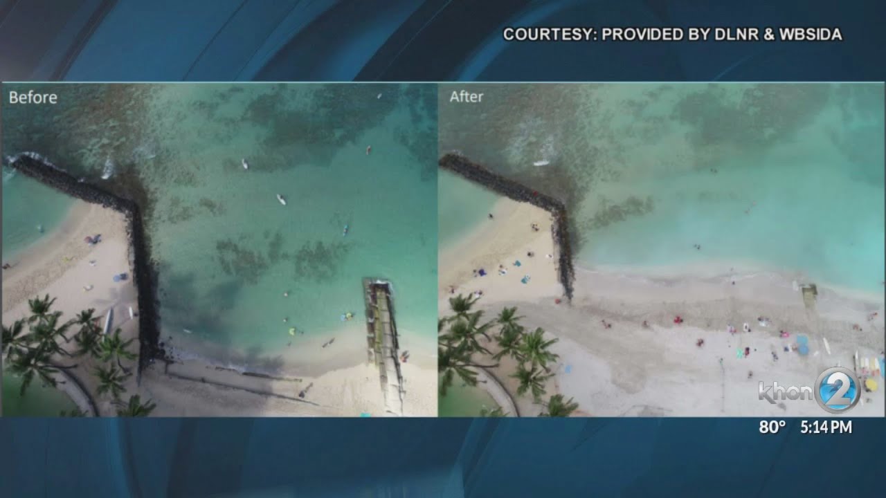 Waikiki beach replenishment project completed ahead of schedule