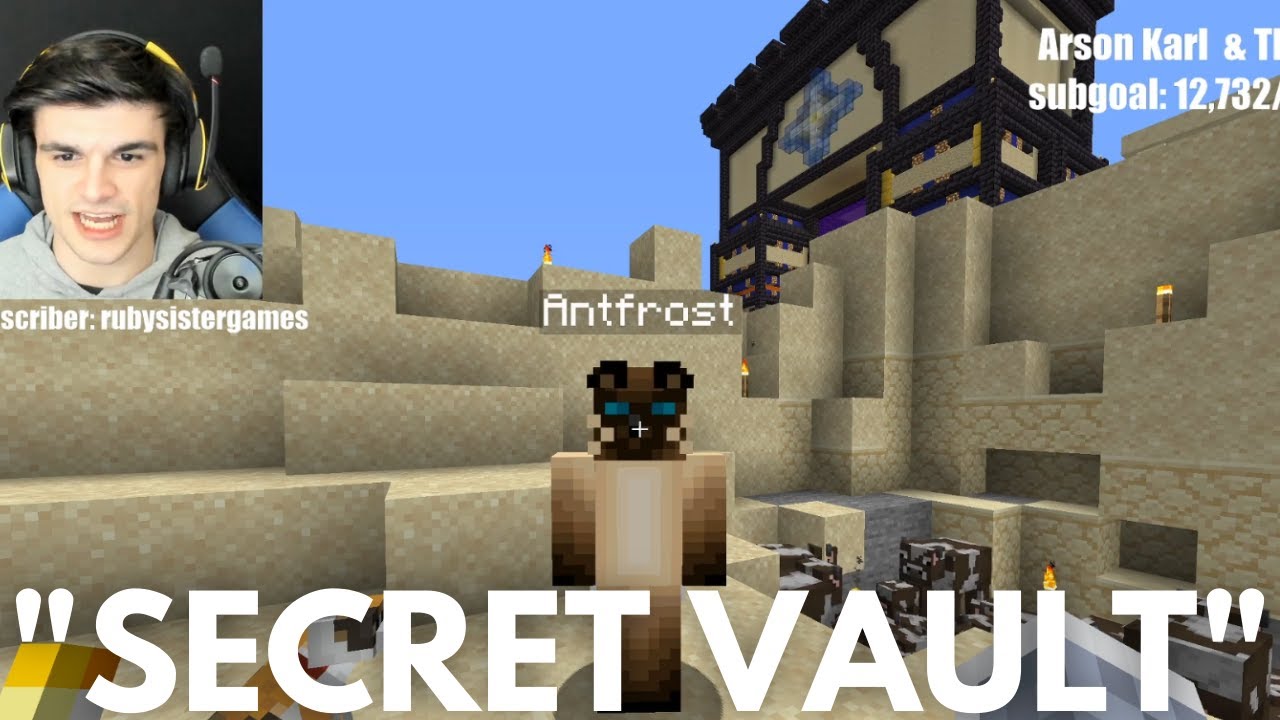 FoolishG shows the Pharaoh's Chamber to Antfrost - Dream SMP