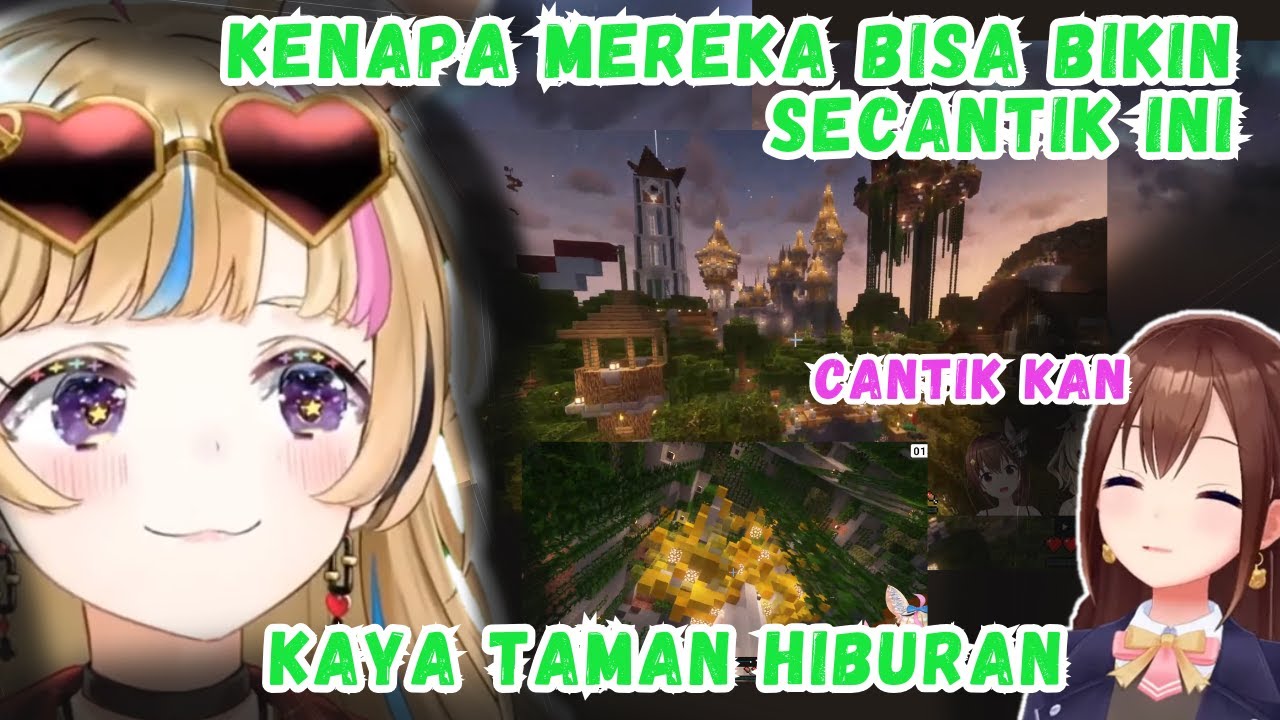 SORA NgeGuide POLKA Ke Minecraft Server ID Nunjukin Jam Gadang Sama Rumah IOFI... Hololive | Clip】