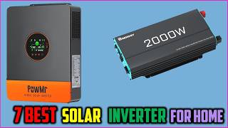 ✅Best Solar Inverter for Home 2026 ⚡ Top Inverters with Battery Backup You Can Buy!