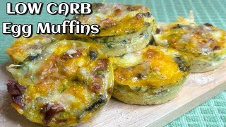 QUICK AND EASY LOW CARB BREAKFAST EGG MUFFINS | HEALTHY BREAKFAST IDEA | MICHELLE PEREZ COOKS