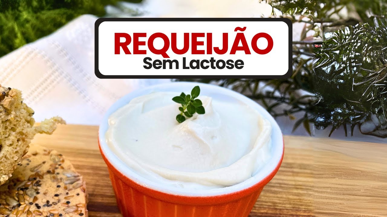 Requeijão de Leite Vegetal: Sem Lactose e Glúten | Chef Sandra Freitas