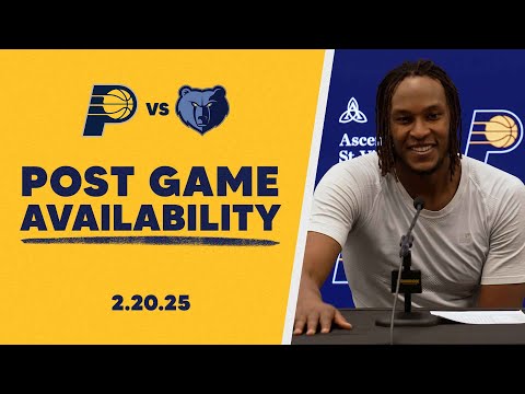 Indiana Pacers Postgame Media Availabilty vs. Memphis Grizzlies | February 20, 2025