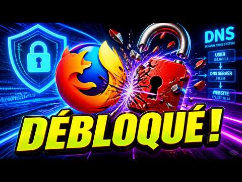 accéder au site bloqué : activer DNS-over-HTTPS (DoH) dans Firefox