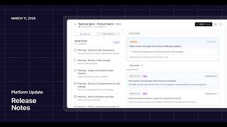 Coach AI: live in-call sales coaching | Liminal Platform Release Notes March 12