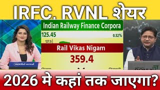 IRFC, RVNL share latest news, irfc share anelysis, rvnl share target, irfc share news 