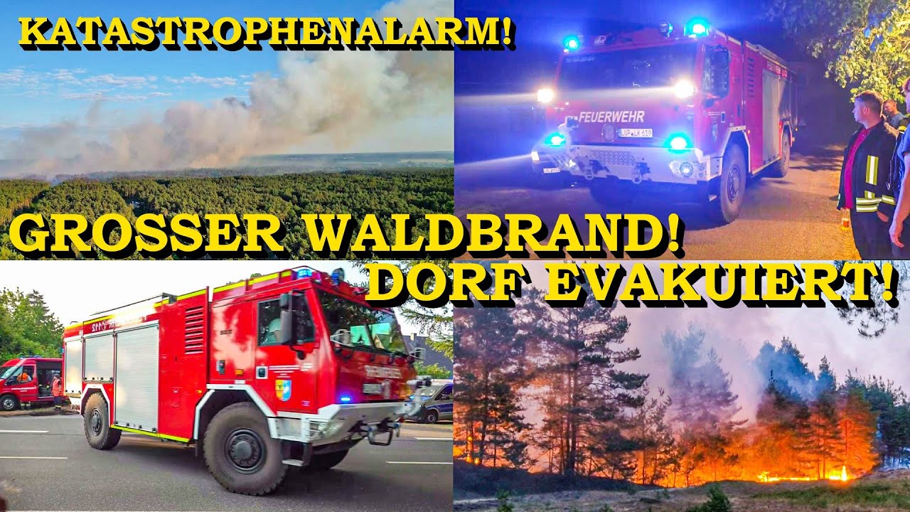 [KATASTROPHENALARM] - WALDBRAND BEDROHT GEMEINDE - | EVAKUIERUNG | FEUERWEHR | EXPLOSIONEN im WALD
