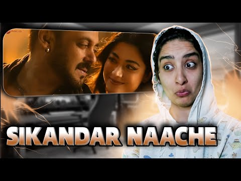 Sikandar Naache | Salman Khan & Rashmika Mandanna Reaction! واکنش به موزیک ویدیو سکندر ناچ !