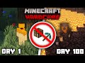 Surviving 100 Days in Minecraft Hardcore Without MINING or CRAFTING ANYTHING! thumbnail