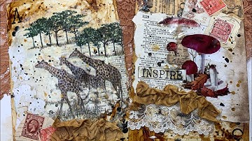 #dephemerember 2022 #2, Playing cards, splatters & Giraffe (@49dragonflies & @luiseheinzl )