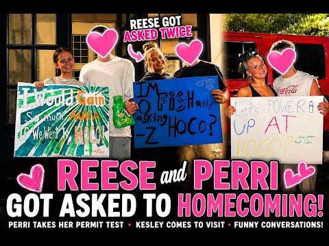 They BOTH Got Asked to Homecoming… But Reese Got Asked TWICE! 💕 Perri Takes her Permit Test.