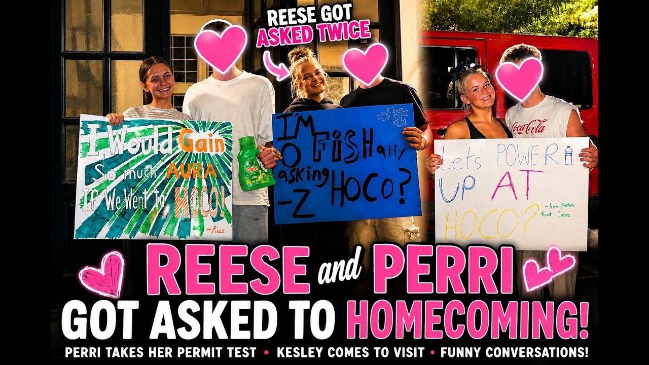 They BOTH Got Asked to Homecoming… But Reese Got Asked TWICE! 💕 Perri Takes her Permit Test.