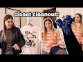 closet cleanout! going through my ENTIRE wardrobe (part 1)