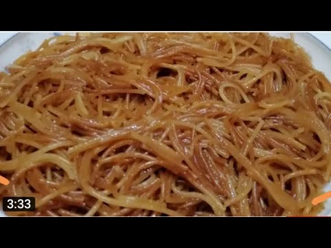 طريقه عمل الشعريه بالسكر 