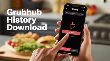 How to Download Grubhub Order History - Step by Step