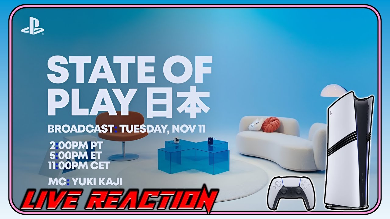 🔴A JAPANESE State of Play??? | PlayStation State of Play Japan 11/11/2025 | LIVE REACTION🔴