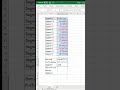 Sum only Positive/ Negative numbers #shortfeed #excel #shorts